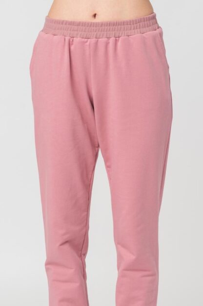 Pink-M Cotton Women's Pants - Image 5