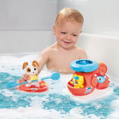 Bath toys, rescue helicopter and boat - Image 4