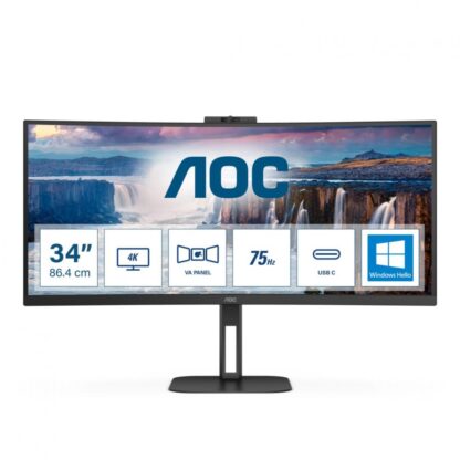 MONITOR 34" AOC CU34V5CW/BK - Image 2