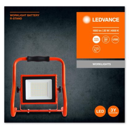 LED WORKLIGHT BATTERY 20W 840 R-ST LEDV