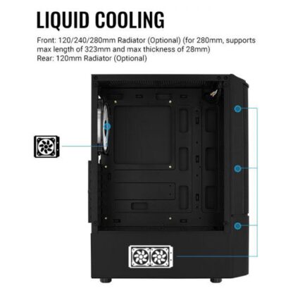 PC Case Aerocool Quantum Mesh V3 Black - Image 3