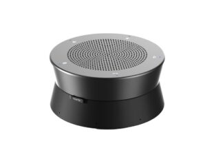 Conference room microphone with speaker