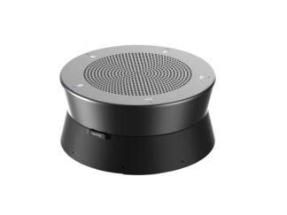 Conference room microphone with speaker