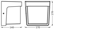 ENDURA STYLE IHSAN WALL IP65 DG LEDV - Image 4