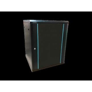 RACK 12U 600x450 BLACK WALL MOUNT