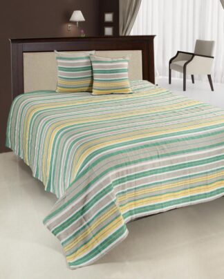 Double bed blanket set 200X220CM Green