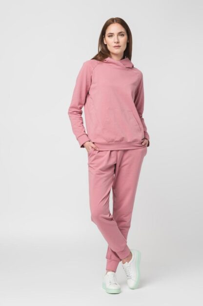 HANORAC COTON RAGLAN FEMEI PINK-XS - Image 4