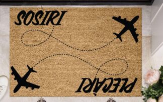 COIR DOOR MAT 60X40 CM, PLANE