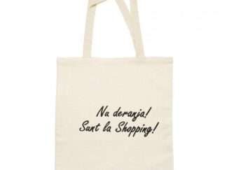 Cotton shopping bag with print