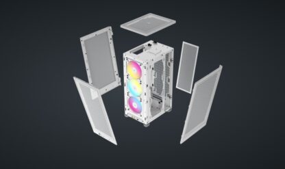 Corsair iCUE 2000D AIRFLOW RGB MINI-ITX White - Image 3