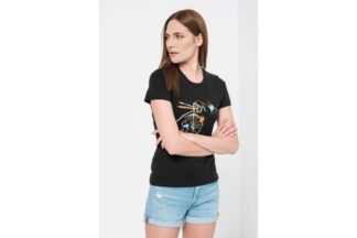 TSHIRT CASUAL F BICYCLE COLOR BLACK-XL