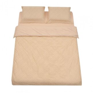 BED LINEN KS WITH CREAM TUFFED EMBROIDERY