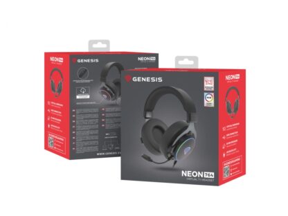 Genesis Neon 764 black wired headphones - Image 7