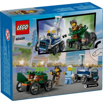 Airplane vs. Hospital Bed Race Car Pack 60459 - Image 4