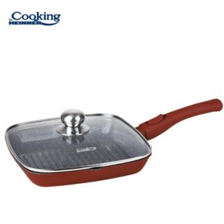 Aluminum Grill Pan + Lid 28x4 CM, CALABRIA