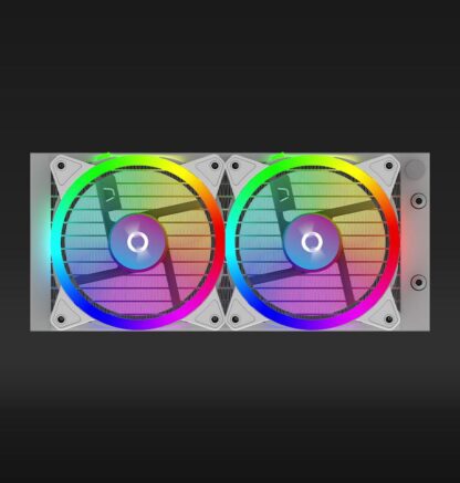 CPU Cooler Aquarius 240 AIO White ARGB - Image 2