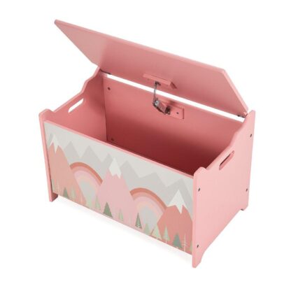 Bench with storage Pink Forest - Image 2