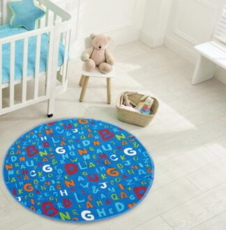 CHILDREN'S CARPET PRINTED ALPHABET 110 CM