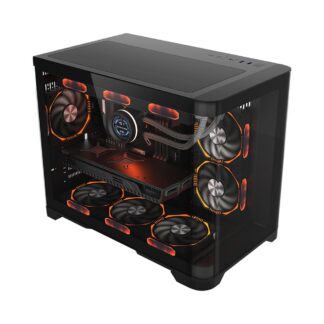PC Case 1STPLAYER Gaming UV6 BLACK
