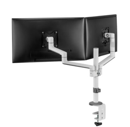 Neomounts double monitor desk stand 17"-27" white - Image 2