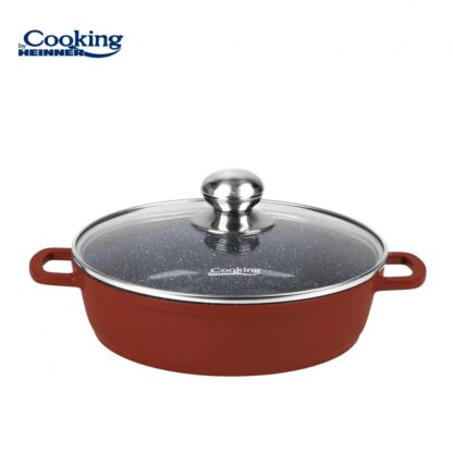 Aluminum Pot + Lid 24X6.5CM, 2.6L, CALABRIA