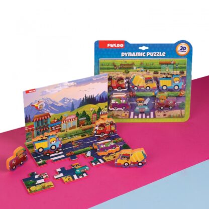 TRAFFIC PUZZLE, 17 PIECES - Image 5
