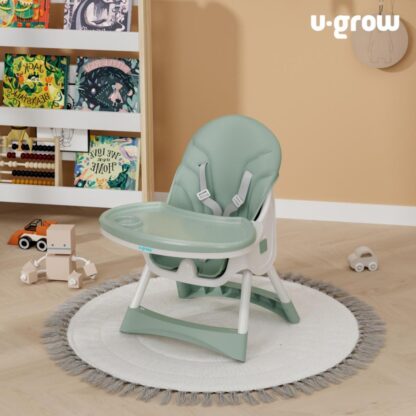 2 in 1 dining chair, foldable, green - Image 9
