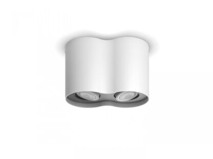 PILLAR HUE PLATE/SPIRAL WHITE 2X5W 230V - Image 2