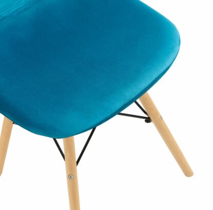 Set of 2 Scandinavian style chairs - Blue