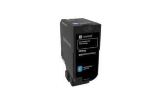 LEXMARK 74C20CE TONER CARTRIDGE CYAN
