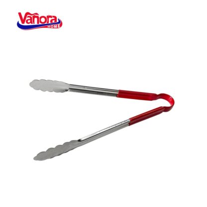UNIVERSAL STAINLESS STEEL PLIERS SILICONE HANDLE 30 CM