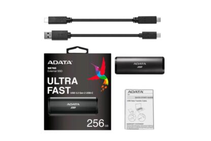 ADATA EXTERNAL SSD 256GB 3.2 SE760 Black - Image 6