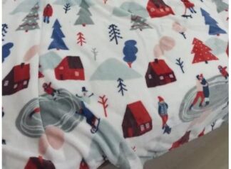 FLEECE BLANKET 150X200 CM XMS TOWN
