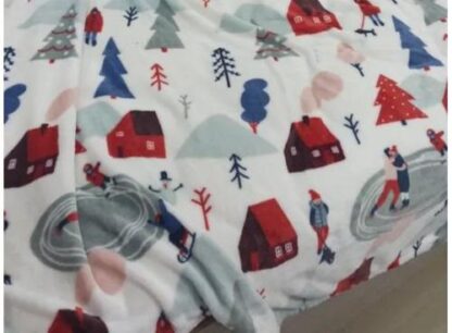 FLEECE BLANKET 150X200 CM XMS TOWN