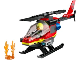 Fire Rescue Helicopter, LEGO 60411