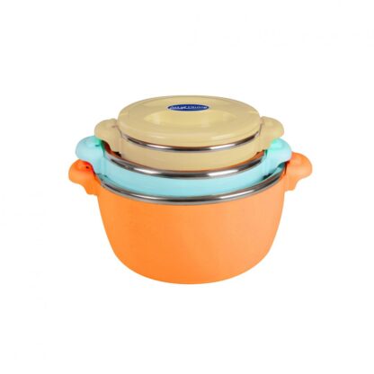 FOOD WARMER 3 PCS SET 2+4+6L,BELLY ORANGE - Image 4