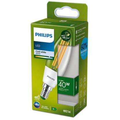 LED CLA 40W B35 E14 4000K CL UE SRT4 - Image 2