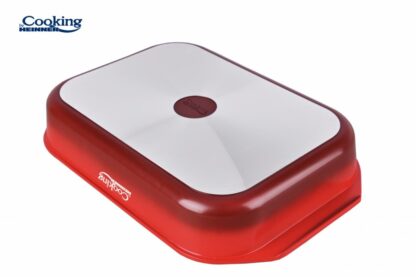 HIGH ALUMINUM TRAY 39.5x26CM, RED LINE - Image 3