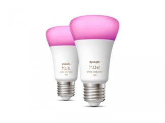Pack of 2 Philips Hue smart RGB LED bulbs