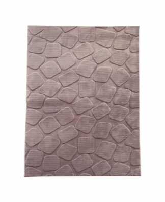 Carpet, embossed pattern, Stone, 80x150 Brown