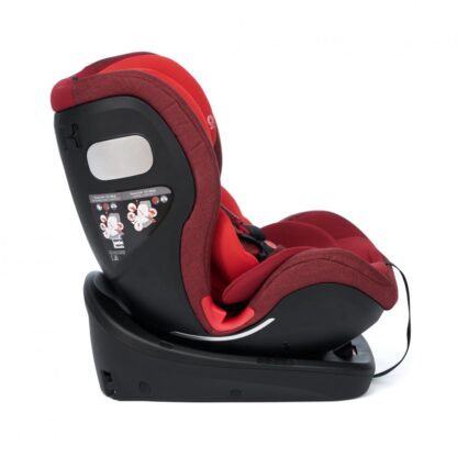 360gr rotating car seat with Isofix, Red