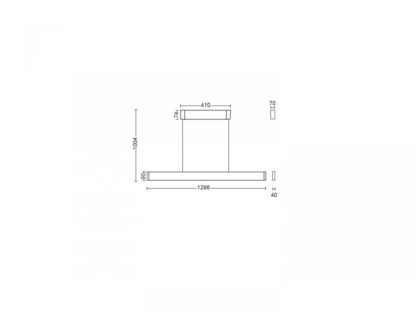 ENSIS HUE PENDANT WHITE 2X39W 24V - Image 3