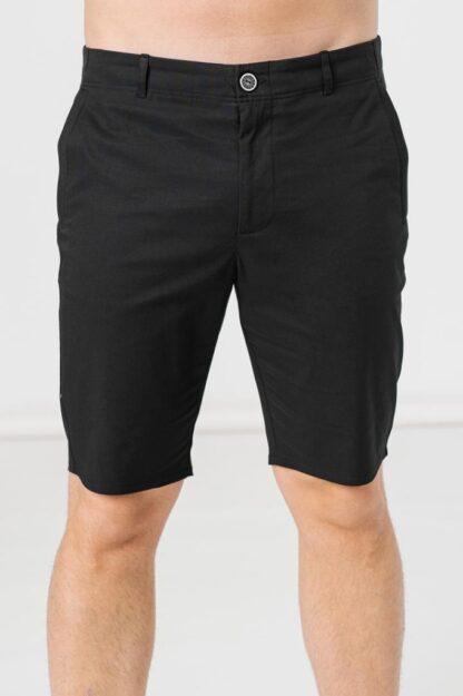 Men's Casual Shorts Black L - Image 6