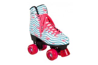 Rollers ROOKIE FLAMINGO 40 WHITE BLUE PINK