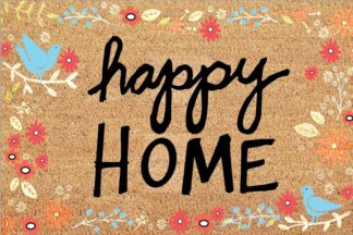 ENTRANCE CARPETS 60X40CM, HAPPY