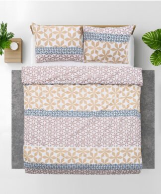 Lenjerie dubla 100% bumbac,4 piese, Milo