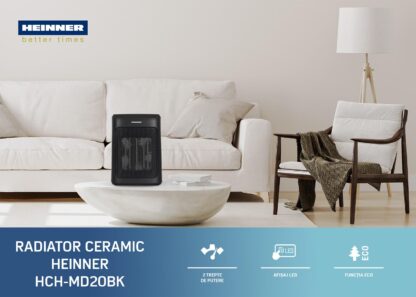 RADIATOR CERAMIC HEINNER HCH-MD20BK - Image 8