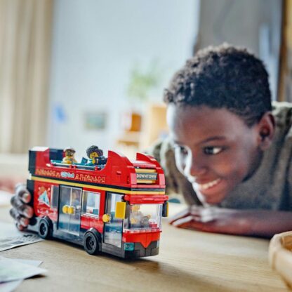 Red Double-Decker Sightseeing Bus 60407 - Image 4