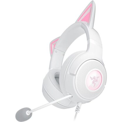 Razer Kraken Kitty V2 headphones, white - Image 3
