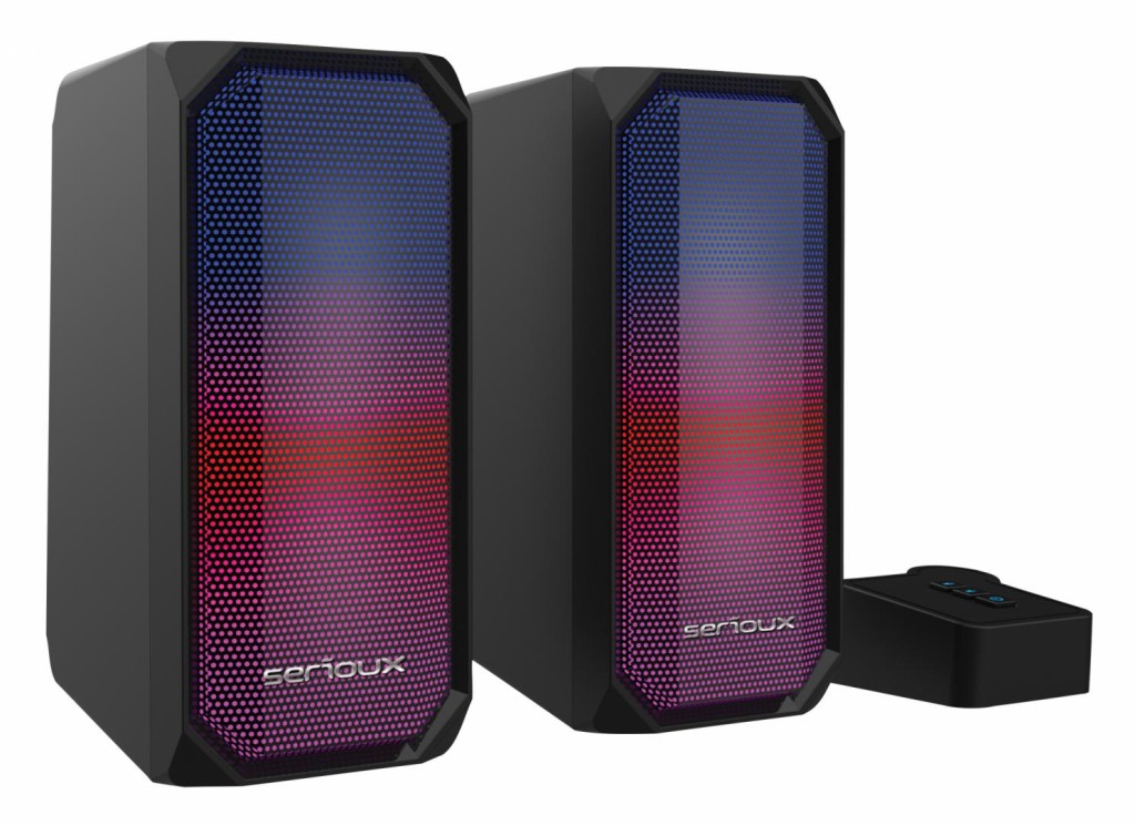 Gaming speakers 2.0 SERIOUX X522 RGB - Image 2